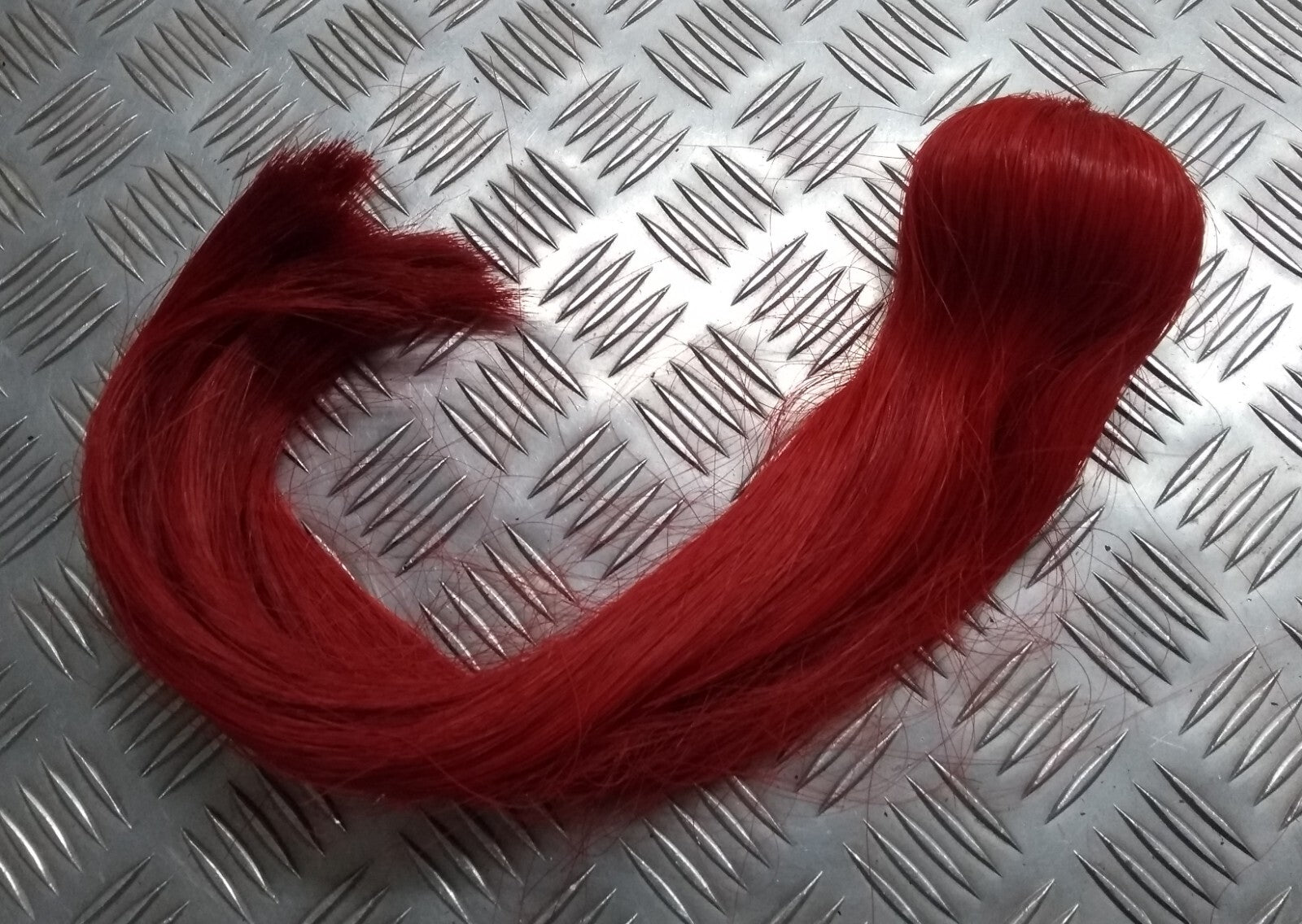 HCav RED Plume Ceremonial Horse Hair Headwear British Household Cavalry / RHG