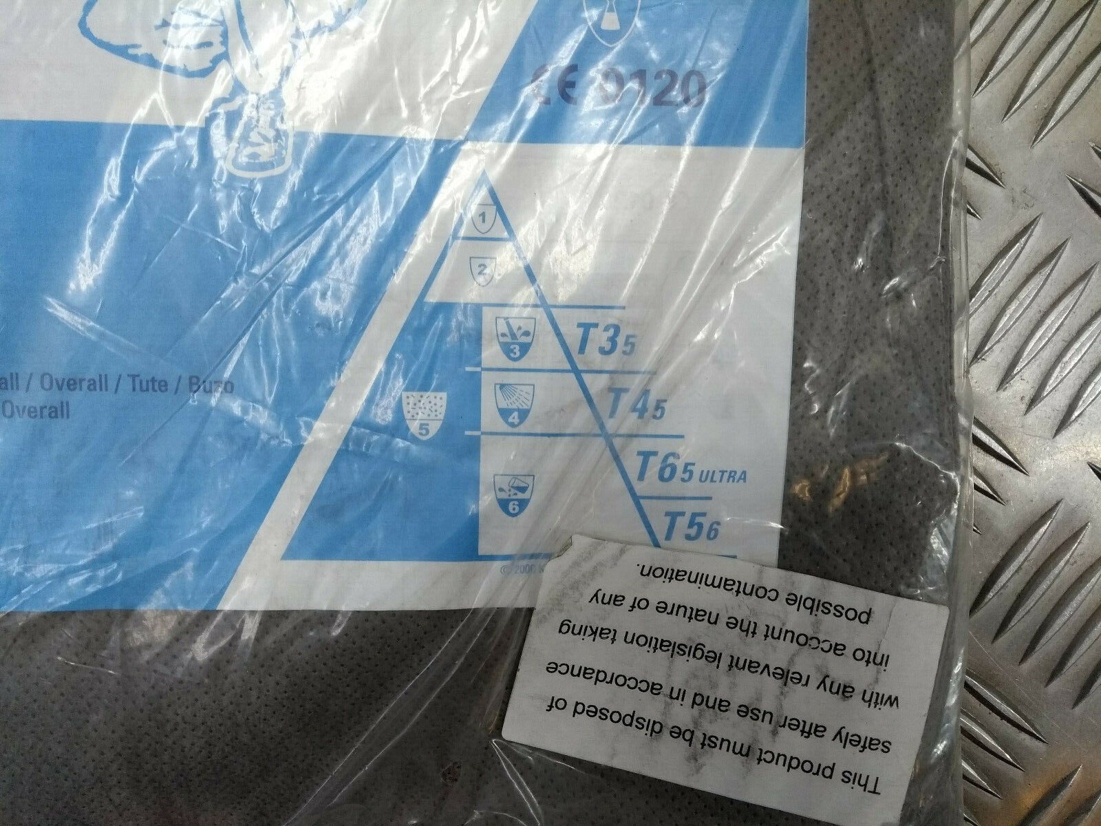 Kleenguard T56 Kimberly Clark Coveralls Type 5/6 Disposable Overall XX-Large x2