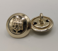 Royal Gibraltar Regiment Insignia Buttons Size 28L x2
