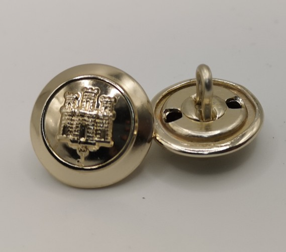 Royal Gibraltar Regiment Insignia Buttons Size 28L x2