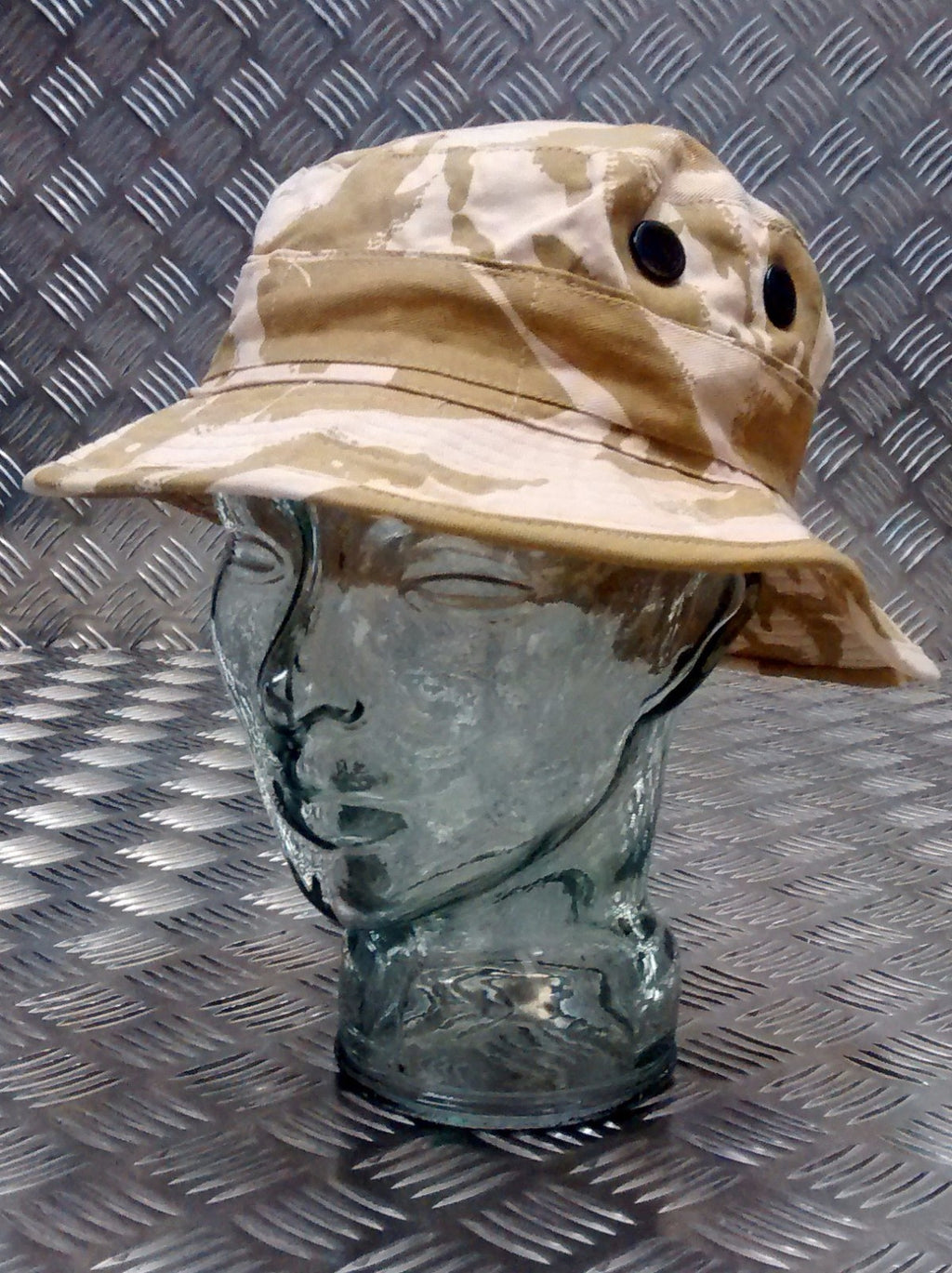 Military Style Special Forces Boonie Hat / Bush Hat Short Brim Desert Camo NEW