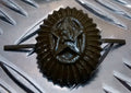 USSR Soviet CCCP Red Army Metal Officer Cap Badge GREEN Obsolete - NEW