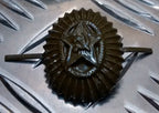USSR Soviet CCCP Red Army Metal Officer Cap Badge GREEN Obsolete - NEW