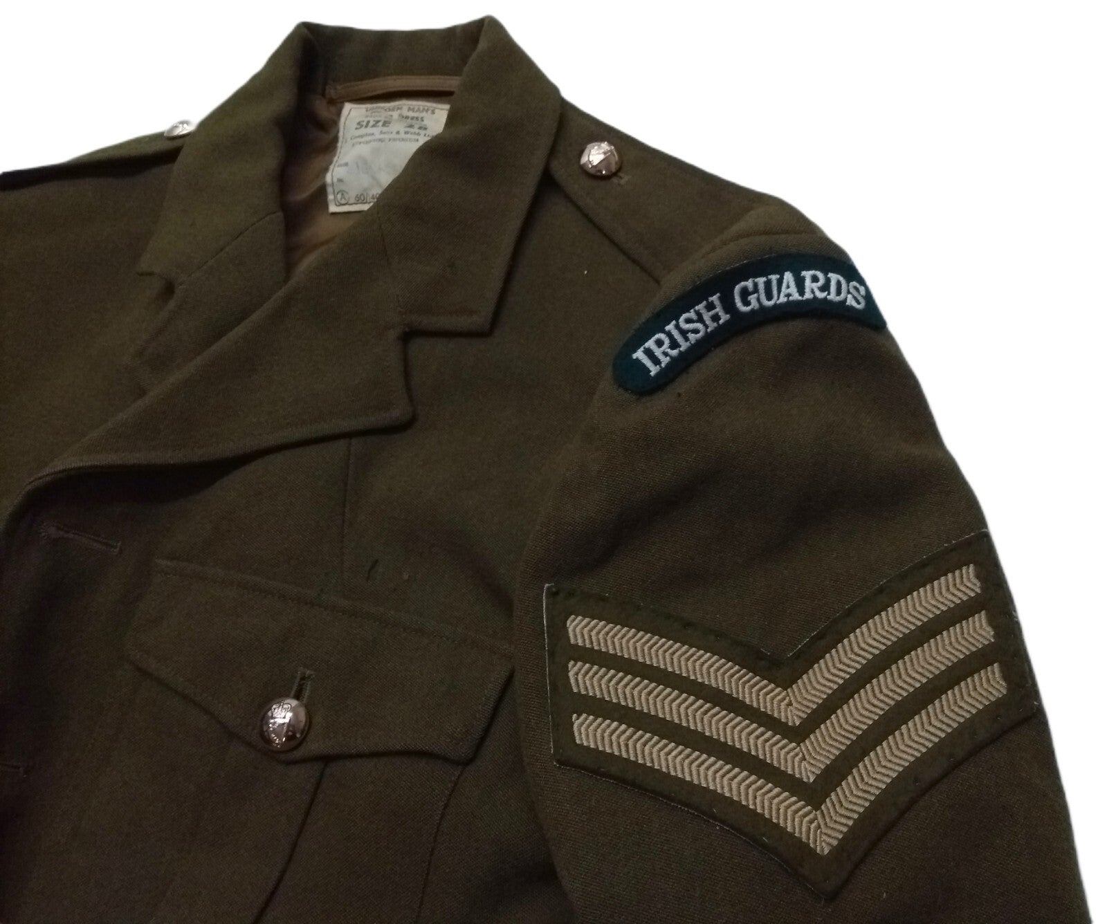 British Army Vintage No2 Jacket Irish Dress Old Pattern WWII Fancy Dress