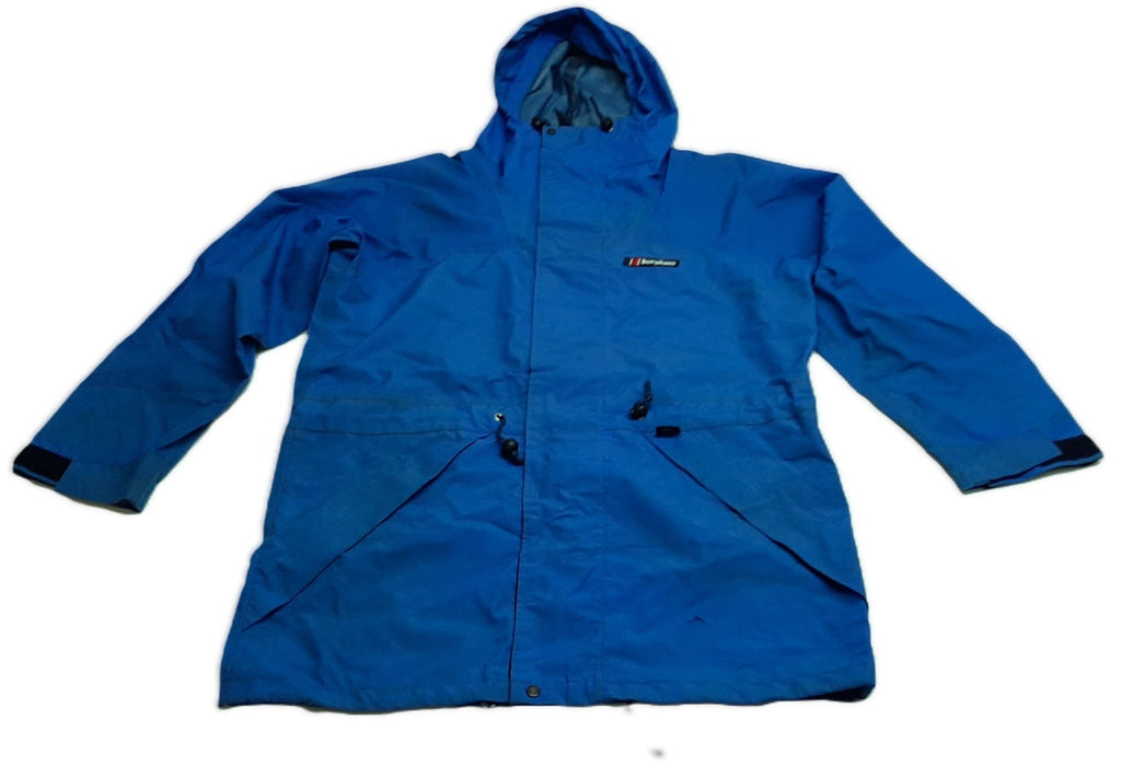 Vintage Berghaus Lightning Jacket Light Blue GTX Anorak Ex-British Forces Med