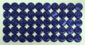 50 Vintage Buttons 2 Hole Shirt / Shank Anchors Pearlesque Mid Blue 11.4mm NOS