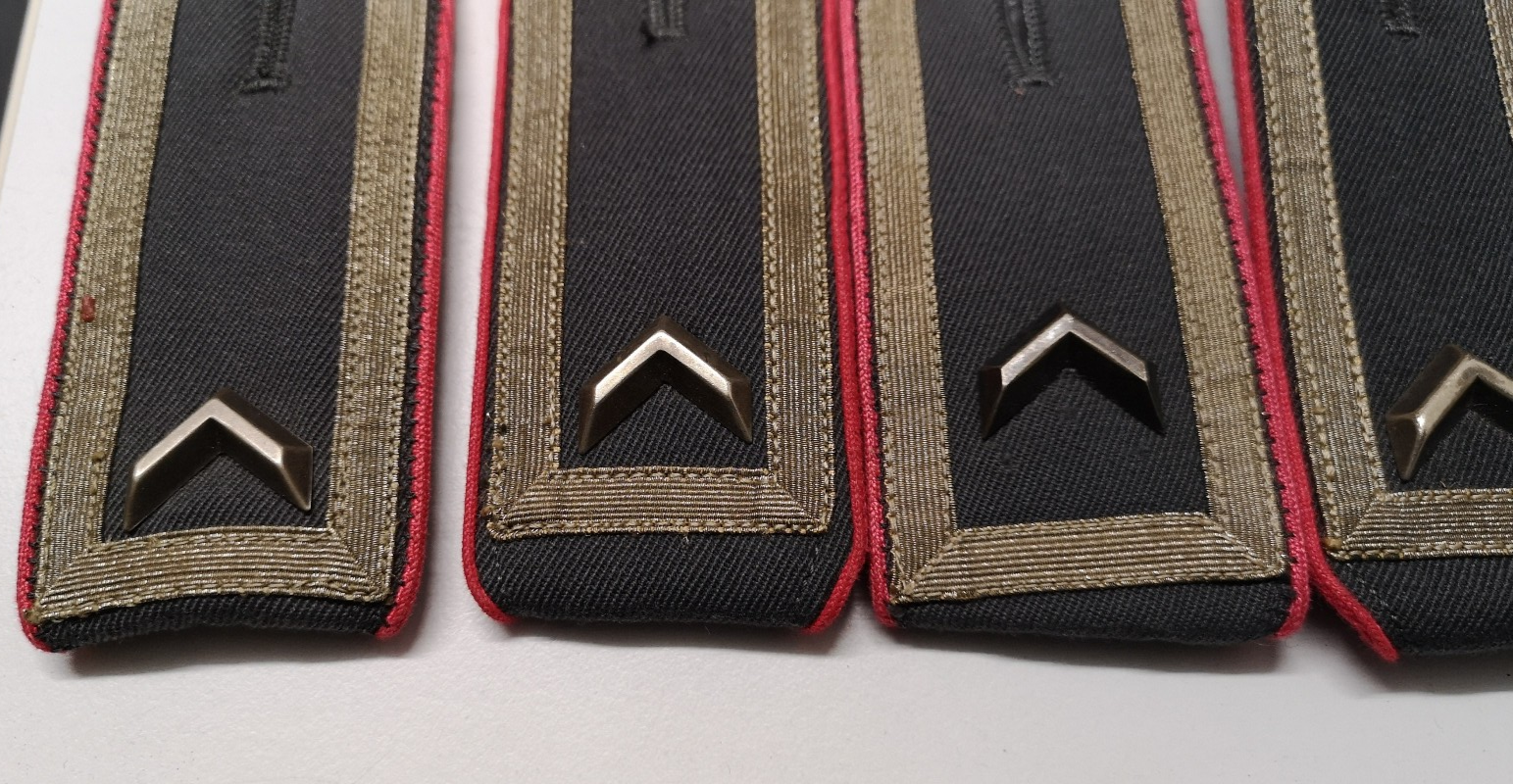 German Shoulder Boards Braided Epaulettes Various Colours & Ranks 12pcs
