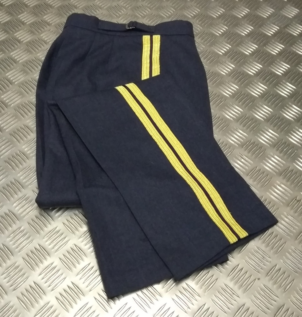 Bands Slacks RAF Royal Air Force Blue Grey with Stripes Musician & Bandmasters No9 Asst
