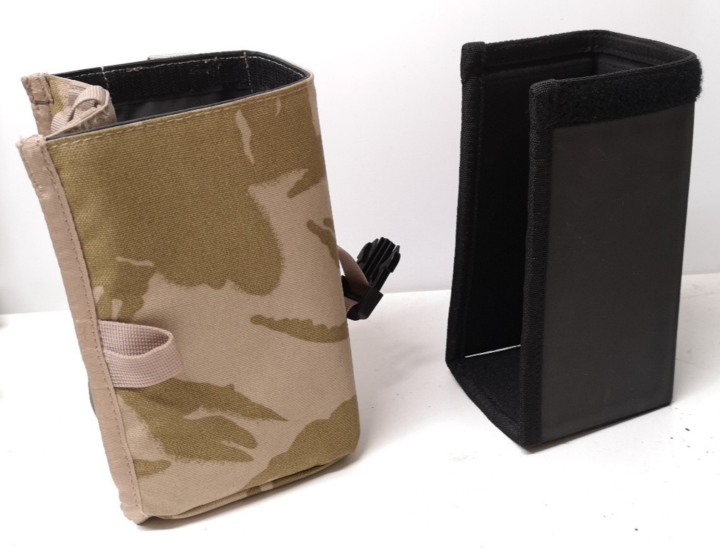 British Army Desert DPM Camo UK PRC 354 Radio Cover Carrier