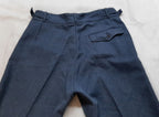 Vintage Trousers RAF Royal Air Force Dress Old Pattern Air Force Blue Grey Colour Waist 31"