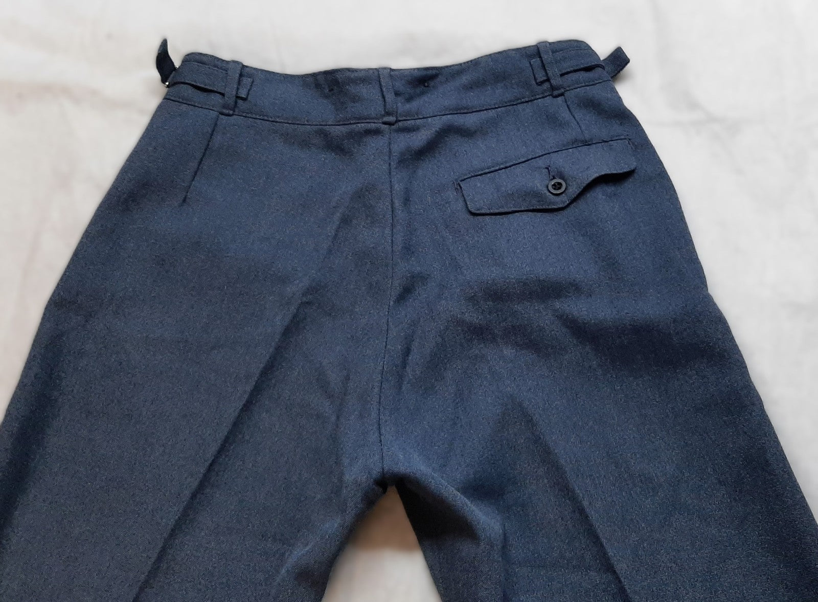 Vintage Trousers RAF Royal Air Force Dress Old Pattern Air Force Blue Grey Colour Waist 31"