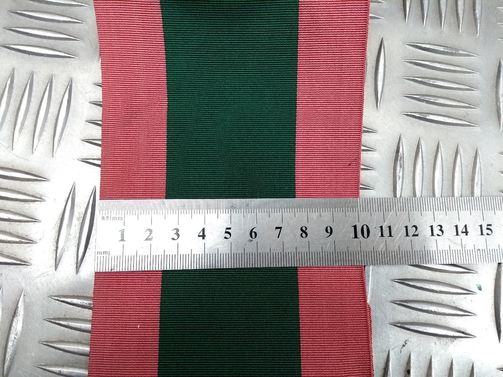 Vintage 10cm / 4" Wide Striped Grosgrain Ribbon Made by Toye, Kenning & Spencer