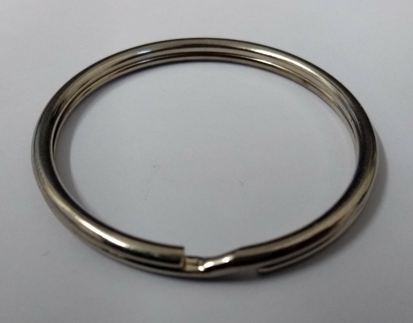 Genuine British Issue Nickel Plated 45mm Large Split Rings 1 Pair STD48