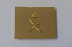 Oman Officers Buckle Insignia Ceremony & Parade Issue 2 1/4" High Sheen Finish