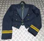 Vintage Mess Jacket RAF Royal Air Force with Cuff Ribbons and Kings Crown Buttons