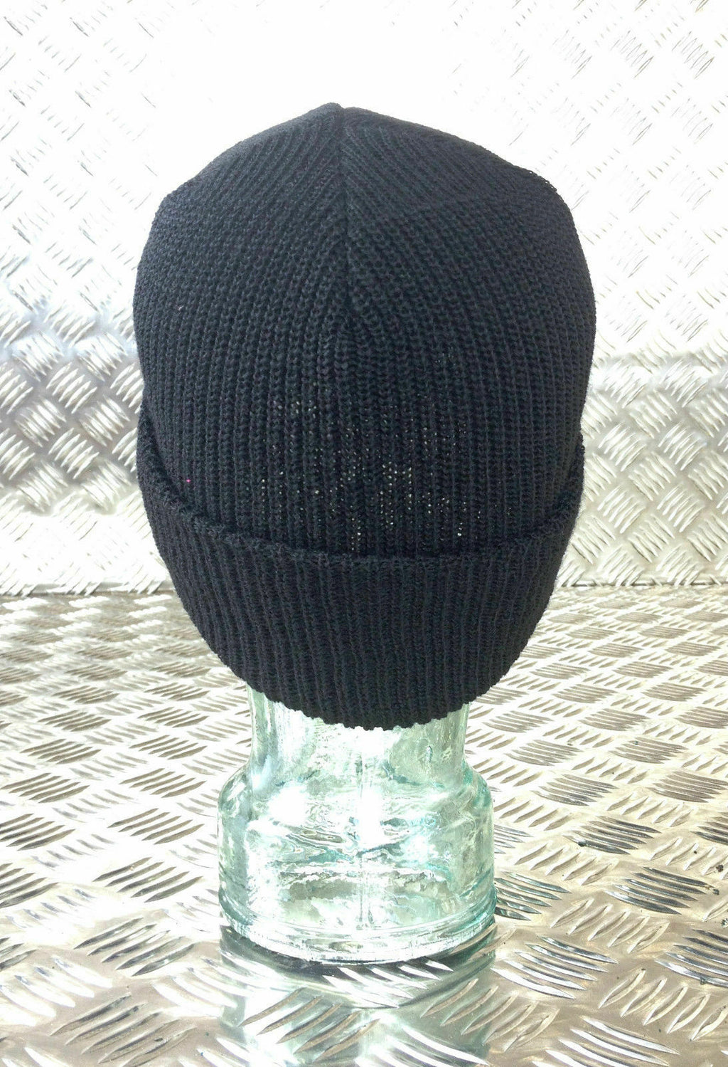 US Black or Olive Peak Radar Hat / Peaked Watch Cap 100% Wool NEW