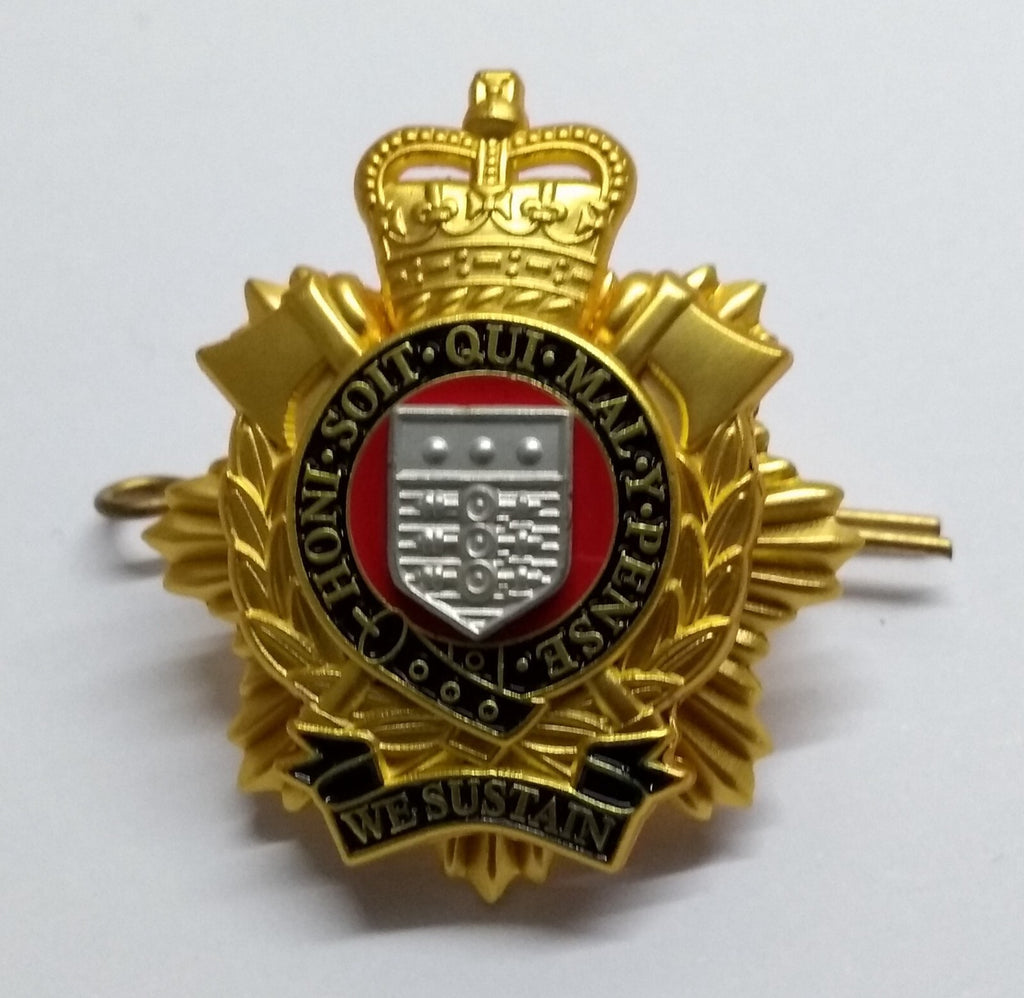 RLC Hat Badge Officers Style British Logistics Dress NEW
