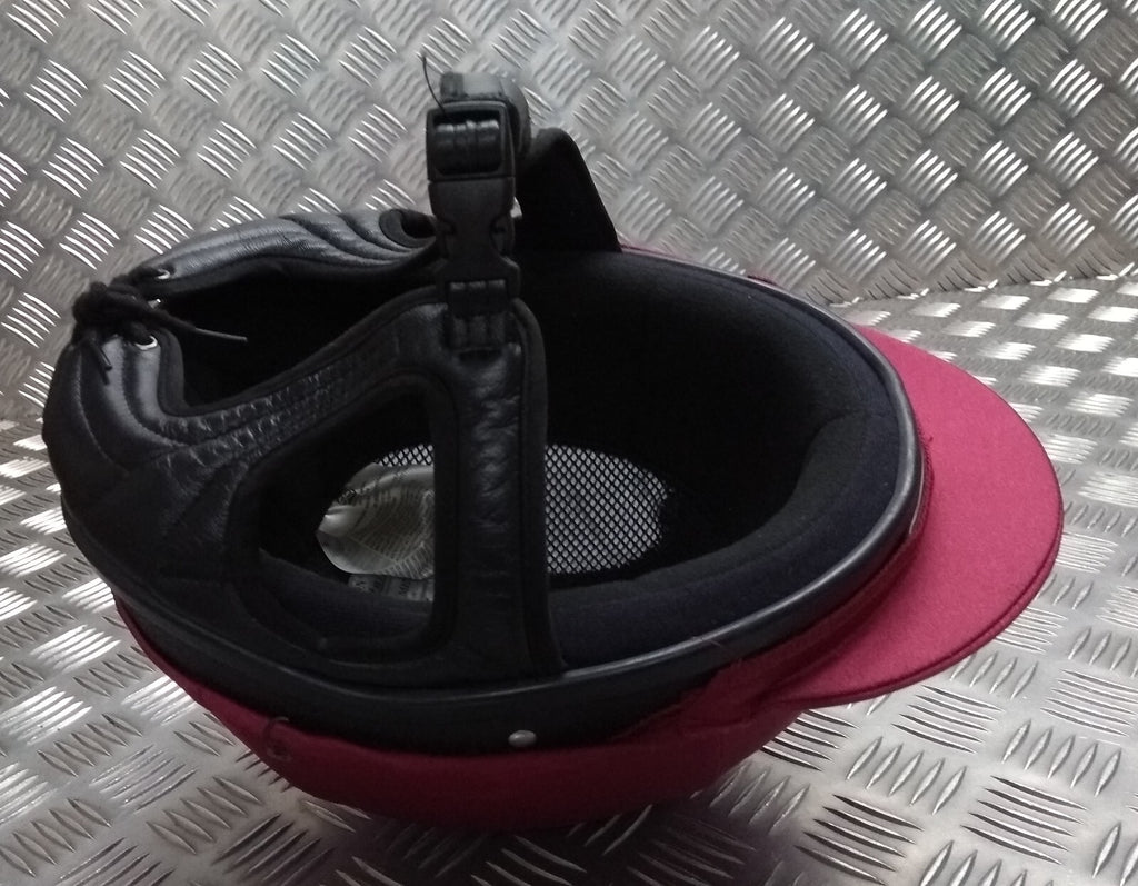 Champion Jockey Helmet Ex-Army Edition Ventair Deluxe With Maroon Cover 56cm