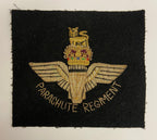 Parachute Regimental Gold Wire Braided Badge Genuine British Army