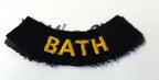 Vintage British & Civil Defence Bath Shoulder Flash