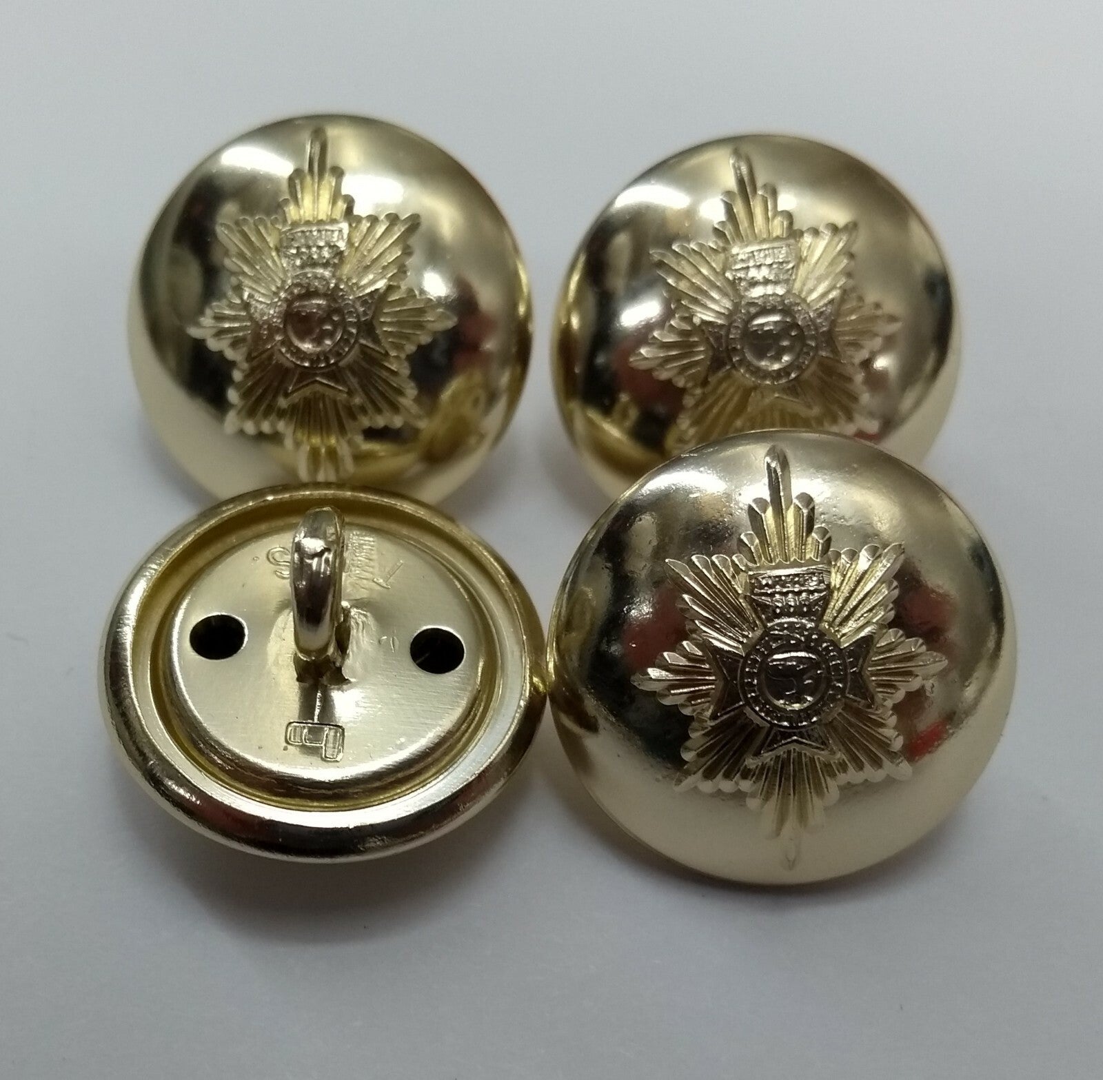 Genuine British Army Worcestershire & Sherwood Foresters 22L Buttons