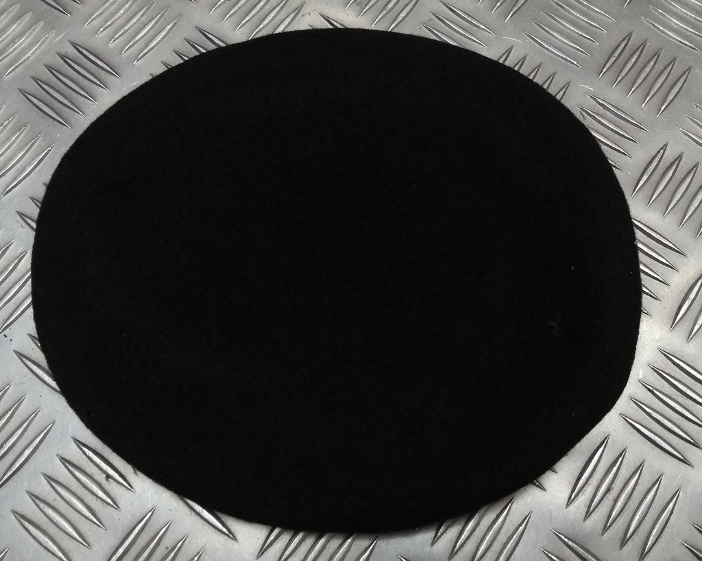 Black Beret Wool Genuine Hobson of London Manufactures Sample 7 56cm