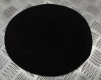 Black Beret Wool Genuine Hobson of London Manufactures Sample 7 56cm