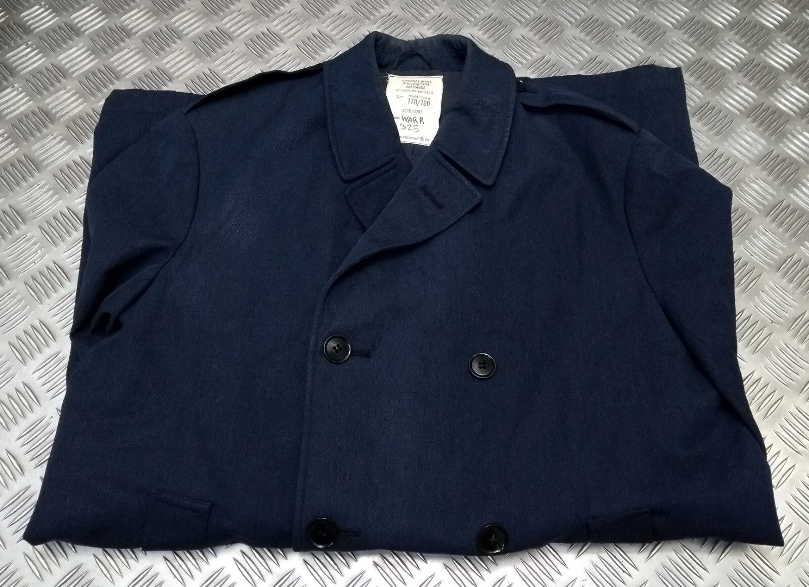 RAF Royal Air Force Rain Coat Airforce Blue-Grey Double Breasted Assorted Sizes