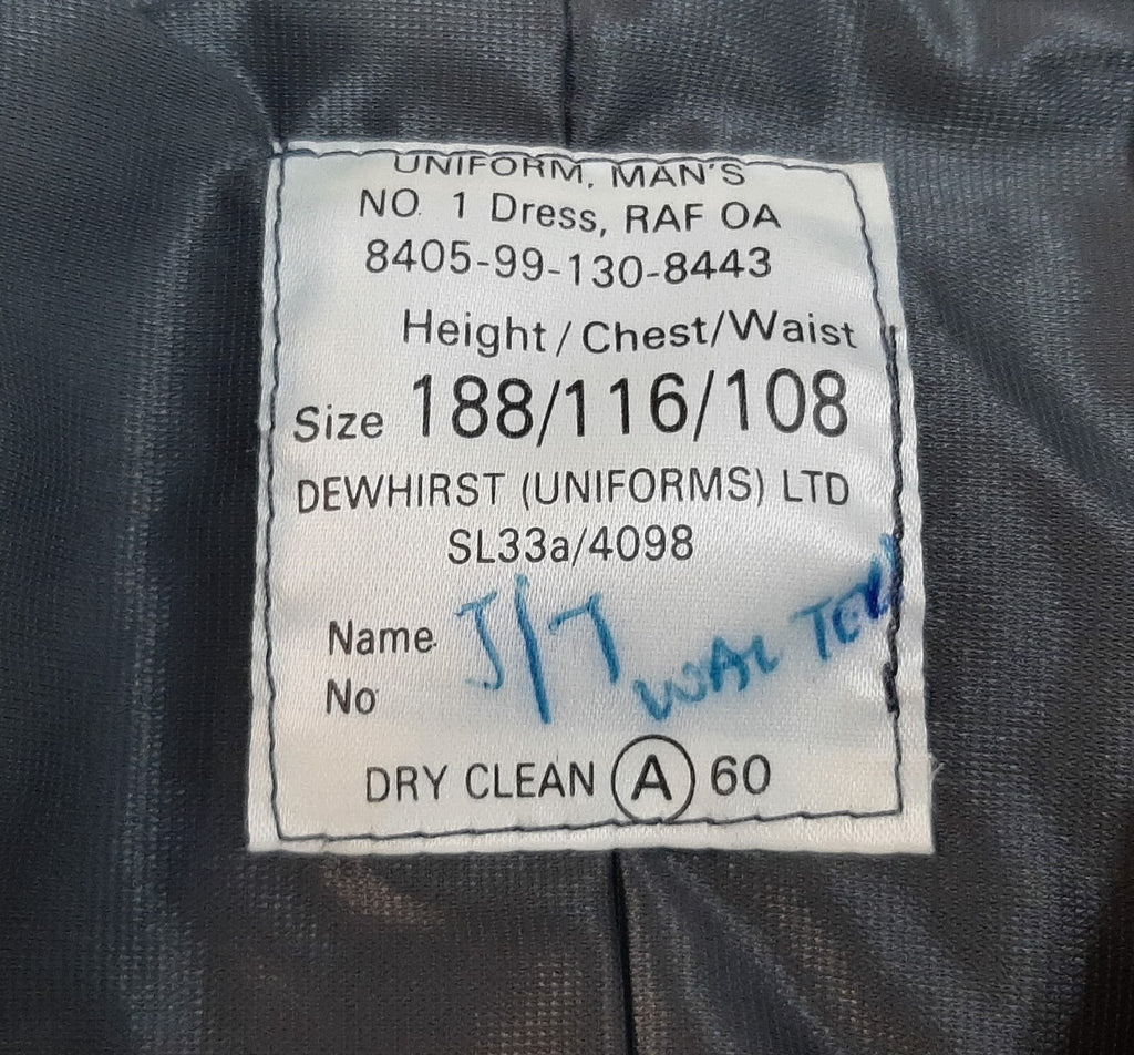 RAF Vintage No1 Jacket Royal Air Force OA Old Pattern Technician 116cm