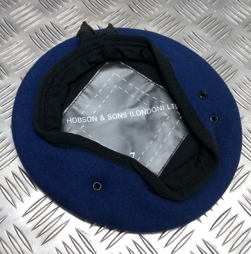 Mid Blue Beret Genuine Hobson London Manufactures Sample 7 56cm