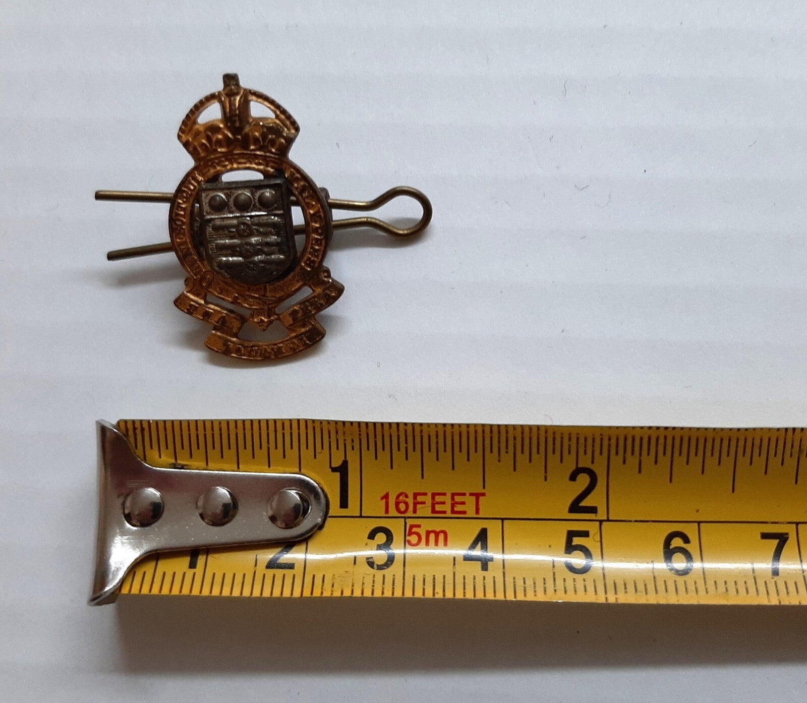 RAOC Insignia Badge British Army Royal Ordnance Corps Old Kings Crown Pattern