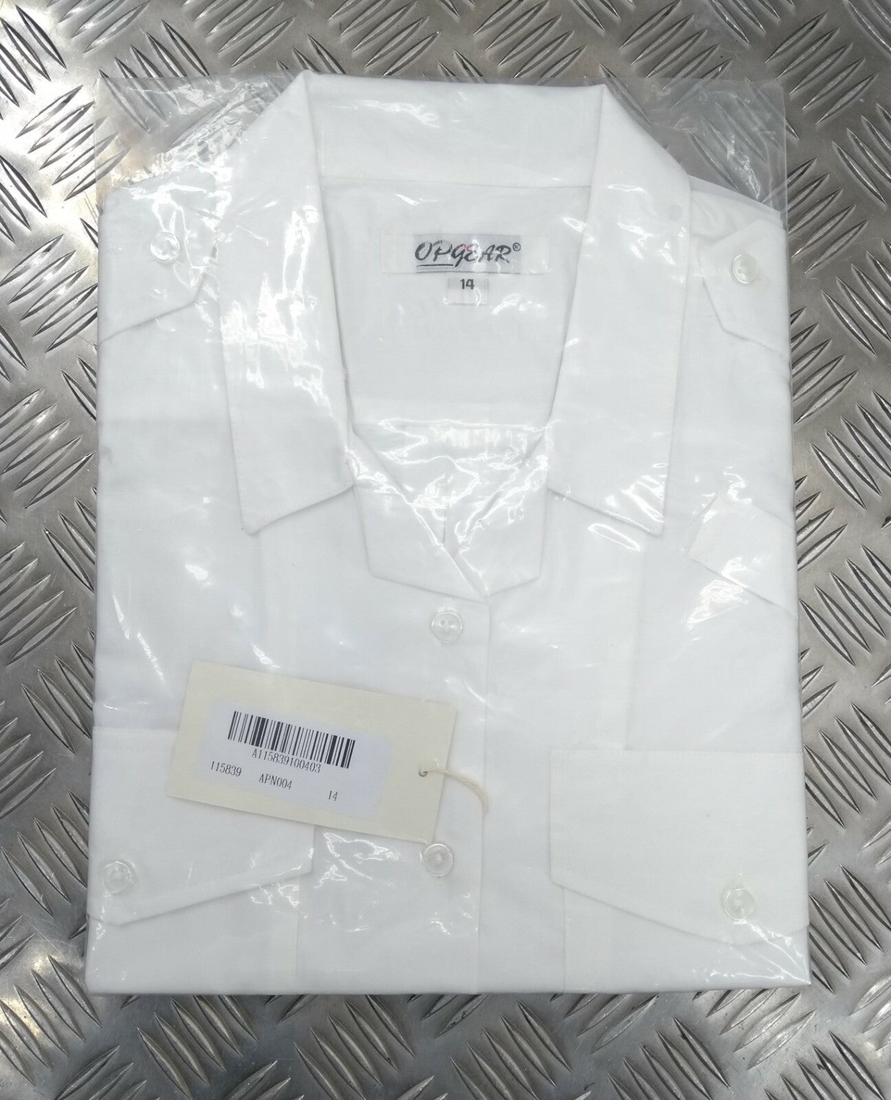 White Shirt Standard Female Security Style British Made with Epaulettes OPG NEW