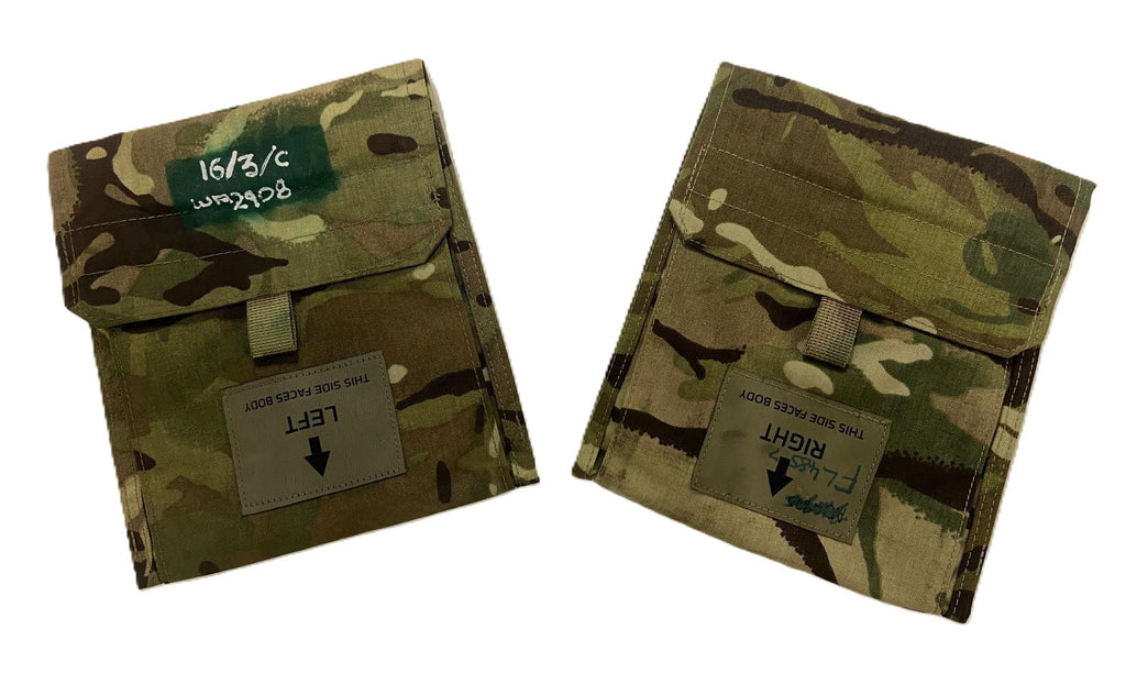 MTP Virtus Webbing System MOLLE Lower Side Protection Pouches Left and Right
