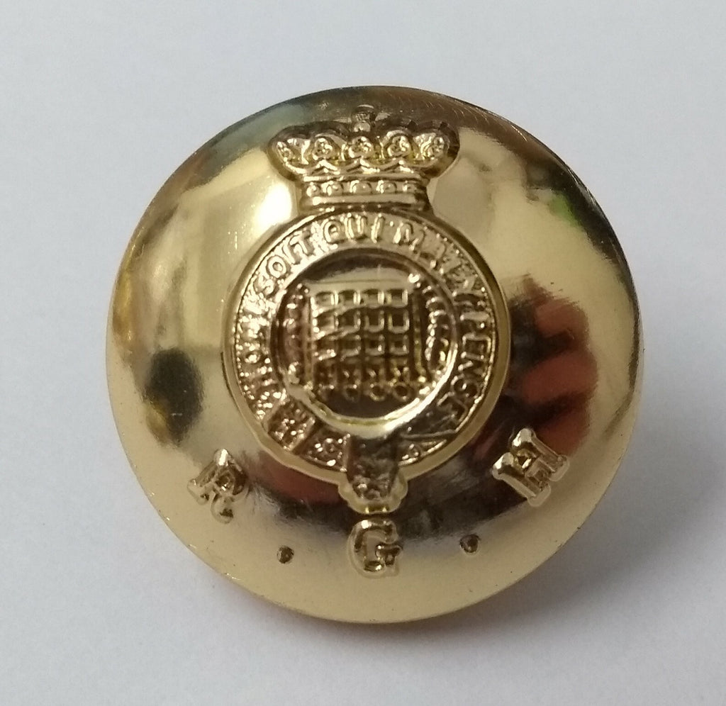 Genuine British Army The Royal Gloucestershire Hussars Dress Buttons 38L x20