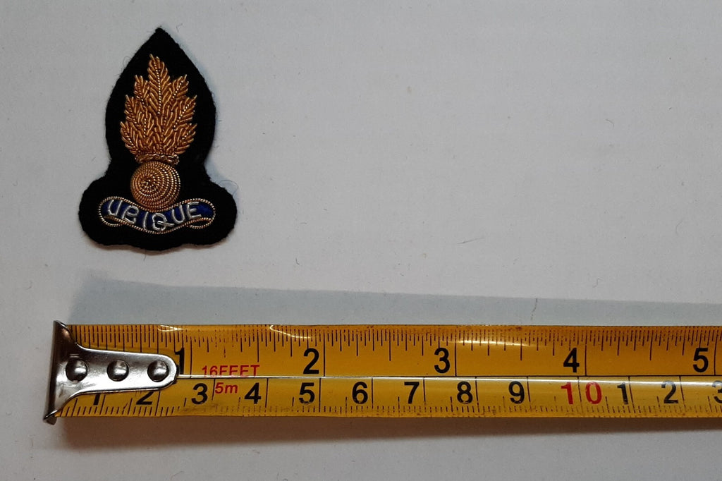 RE Collar Badges Engineers Sergeant Rank Hand Embroidered Mess Kit Insignia