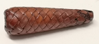 Sword Knot Acorn Dark Brown Leather Bound Replacement Part