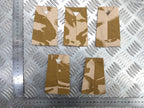 Royal Electrical & Mechanical Engineers REME Desert Camo Slides Various Ranks