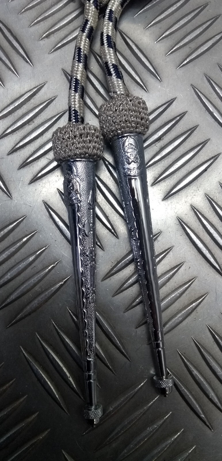 Oman Silver Aiguillette Senior Officer Blue Fleck Ceremonial UK Made
