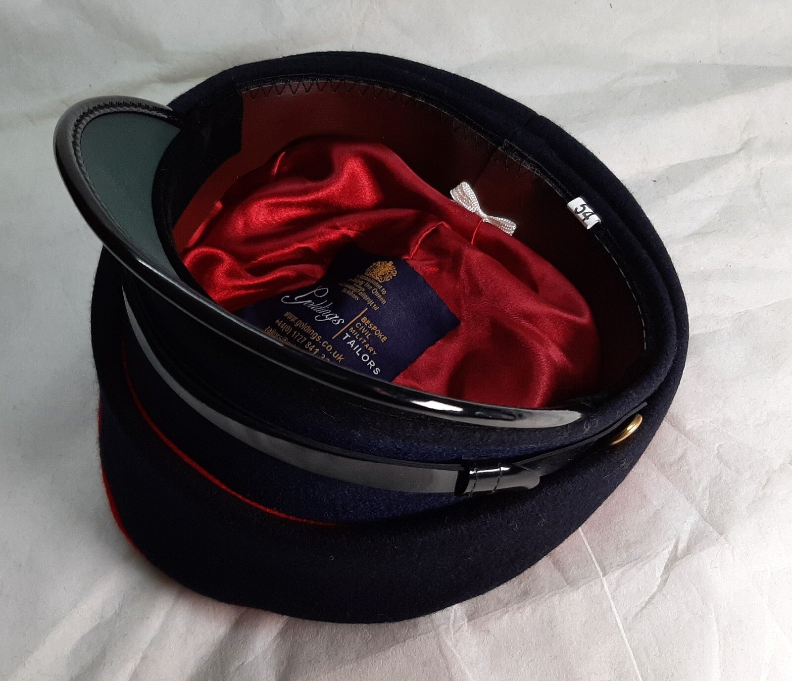 Engineers No1 Hat British Army Officer Dress Pattern by Goldings Headwear 54cm