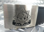 Fire Leather with Chrom Emblem Buckle Belt One Size - NEW