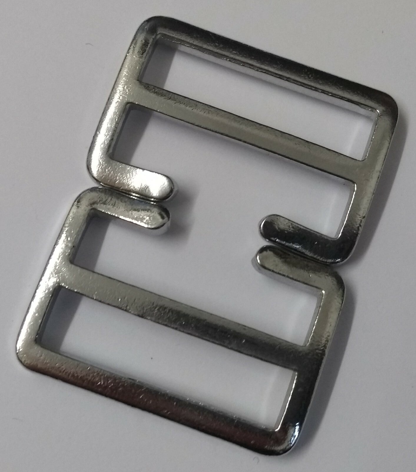 Genuine British Issue 1 1/4" Chrome Plated Rifle Sling Buckles X2 STD53