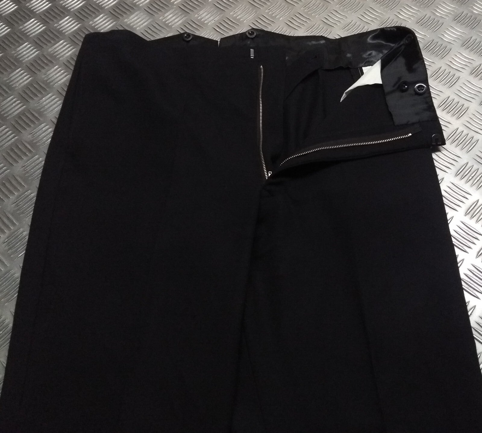 Vintage RN Trousers Uniform Old Pattern Re-enactment Retro Clothing W40" L34"