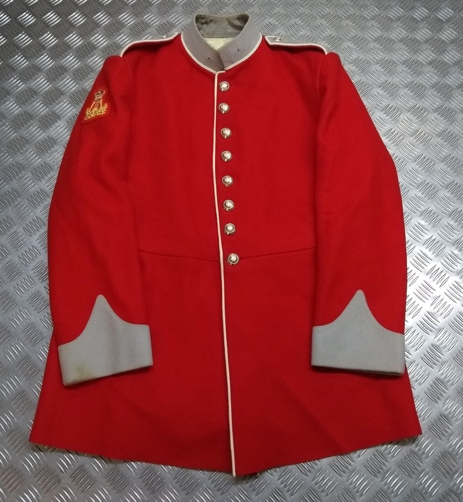 British Army Red Bandsman Tunic RG Ceremonial and Parade Jacket Big Size