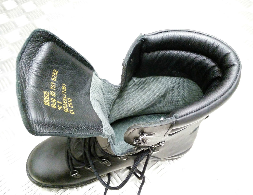 Genuine British Goretex Cold Wet Weather Assault Black Leather Boots
