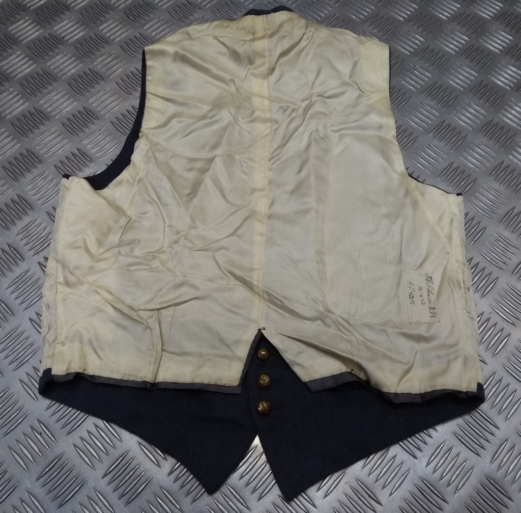 RAF Royal Air Force Vintage Mess Dress Waistcoat Airforce Blue Grey Colour