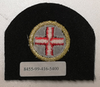 Royal Navy Medical RN Patch Miniature Geneva Cross in a Golden Circle