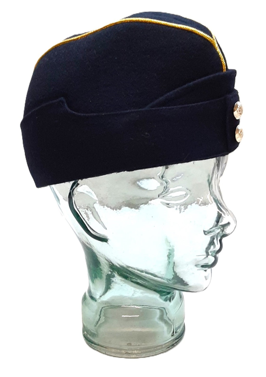 Royal Engineers RE Side Cap British Pattern With Badge & Buttons Size 56cm