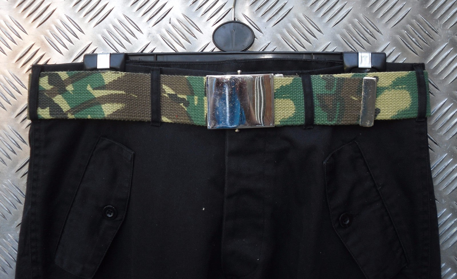 Military Style 2" Canvas Web Roll Buckle Parade Trouser Belt Unisex All Colours