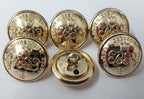 Genuine Canadian Army 1st Grenadier Guards 30L STD Dress Buttons X25 ASBT139