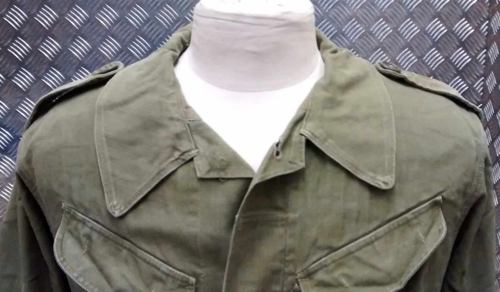 Genuine Vintage Combat Jacket 1980's Distressed Look Unique Look 60's